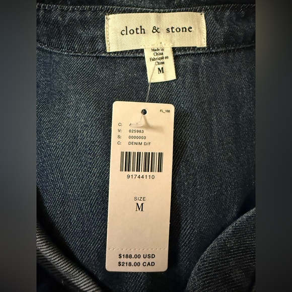 Anthropologie Cloth & Stone Utility Jumpsuit - Picture 12 of 12